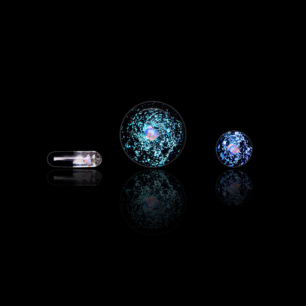 OPAL ENCASED SLURPER MARBLES SET