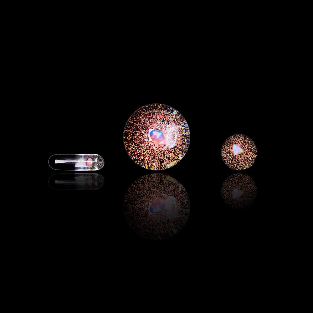 OPAL ENCASED SLURPER MARBLES SET
