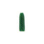A premium Dank Banger Cactus Glass Filter Tip showing detailed green and blue spiral linework with a shimmering opal gemstone embedded into a clear glass marble on the side.