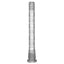 CALIBEAR Etched Art Downstem with unique hand-etched design, thick borosilicate glass, multiple sizes available for dab rigs.
