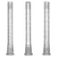 CALIBEAR Etched Art Downstem with unique hand-etched design, thick borosilicate glass, multiple sizes available for dab rigs.