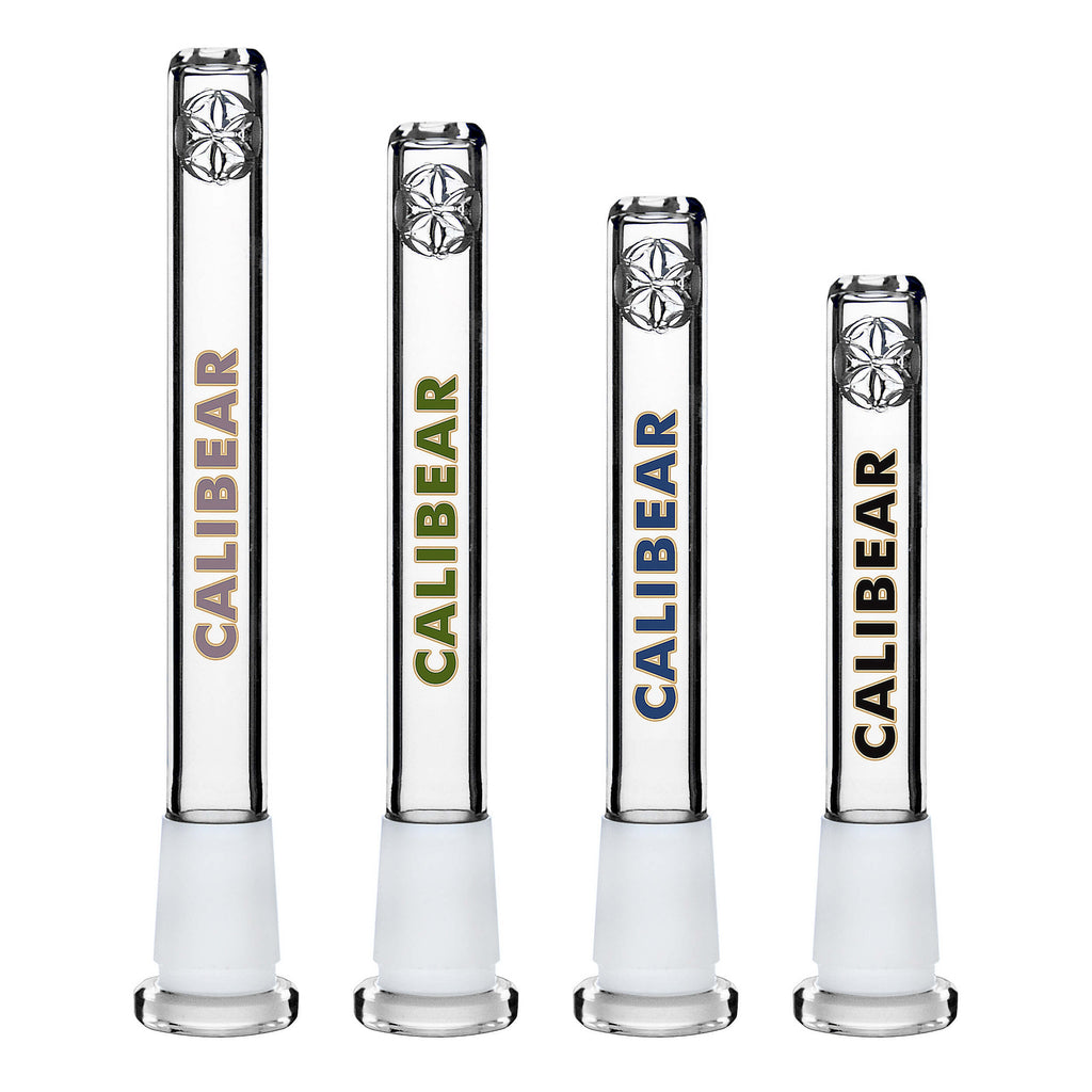 Calibear Premium Seed of Life Perc Glass Downstem high-grade borosilicate glass downstem for water pipes
