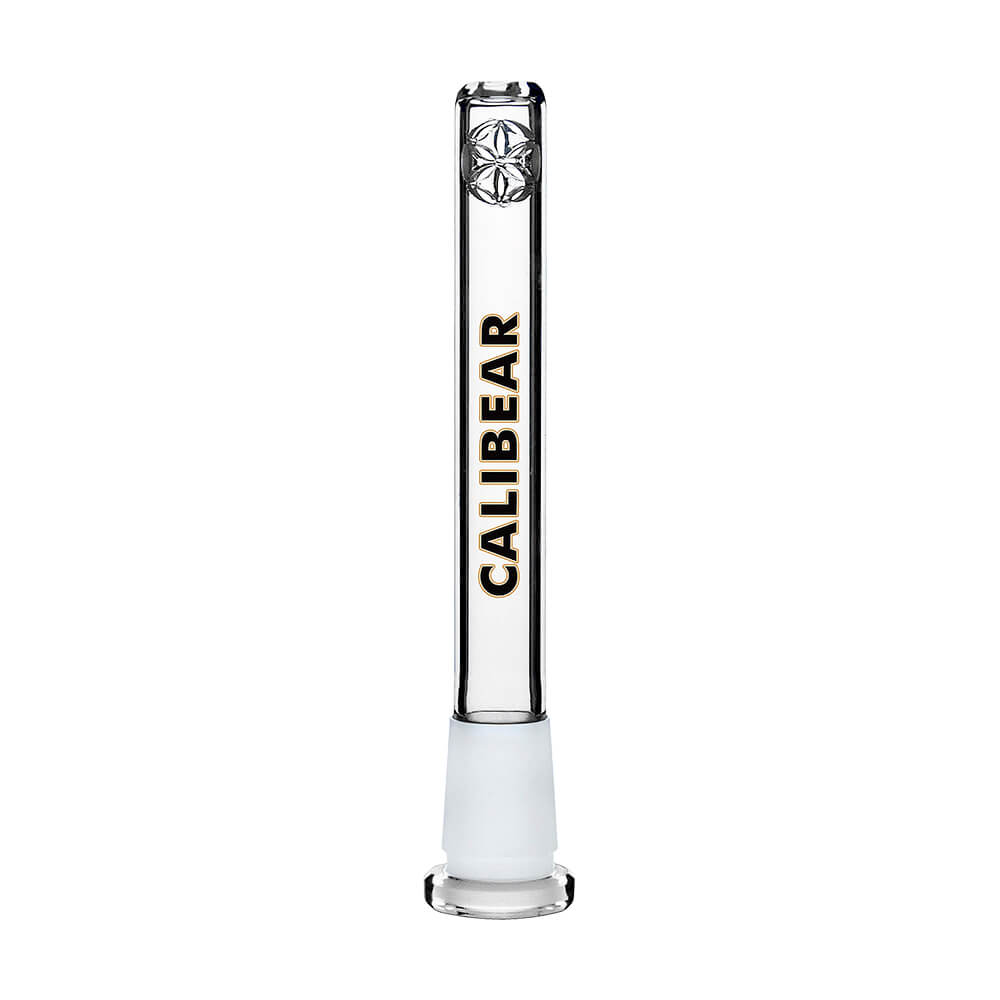 Calibear Premium Seed of Life Perc Glass Downstem high-grade borosilicate glass downstem for water pipes