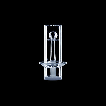 Dank Banger high-quality clear quartz banger for cold start dabbing featuring a rounded bottom and wide dish for maximum heat retention.