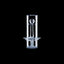 Dank Banger high-quality clear quartz banger for cold start dabbing featuring a rounded bottom and wide dish for maximum heat retention.