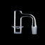 Dank Banger high-quality clear quartz banger for cold start dabbing featuring a rounded bottom and wide dish for maximum heat retention.