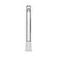 Four clear glass Dank Banger Premium Tri-Seed Slotted Ice Pinch Downstems in varying lengths, showcasing the unique triangular ice pinch restriction at the tip and clear embossed side logos.