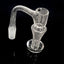 Premium sandblasted terp slurper quartz banger for dabbing with honeycomb pattern and full weld joint