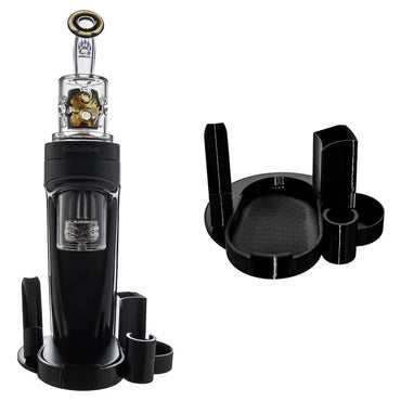 Dr. Dabber Switch 2 Dab Tool Base Tray by Calibear Glass - All-in-one organizer with dedicated slots for dab tool, carb cap, and accessories, custom fit for Switch 2.