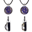 FLOWER OF LIFE GLASS PENDANT