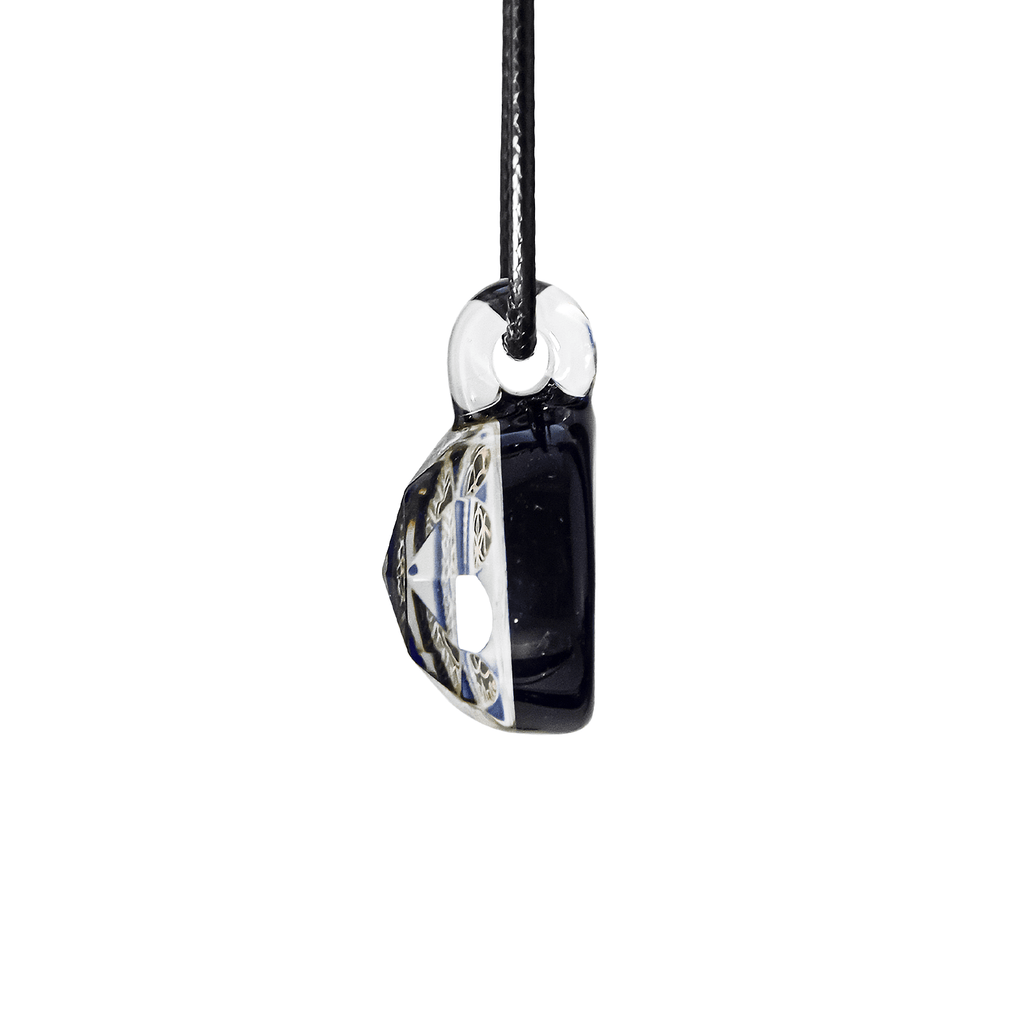 FLOWER OF LIFE GLASS PENDANT