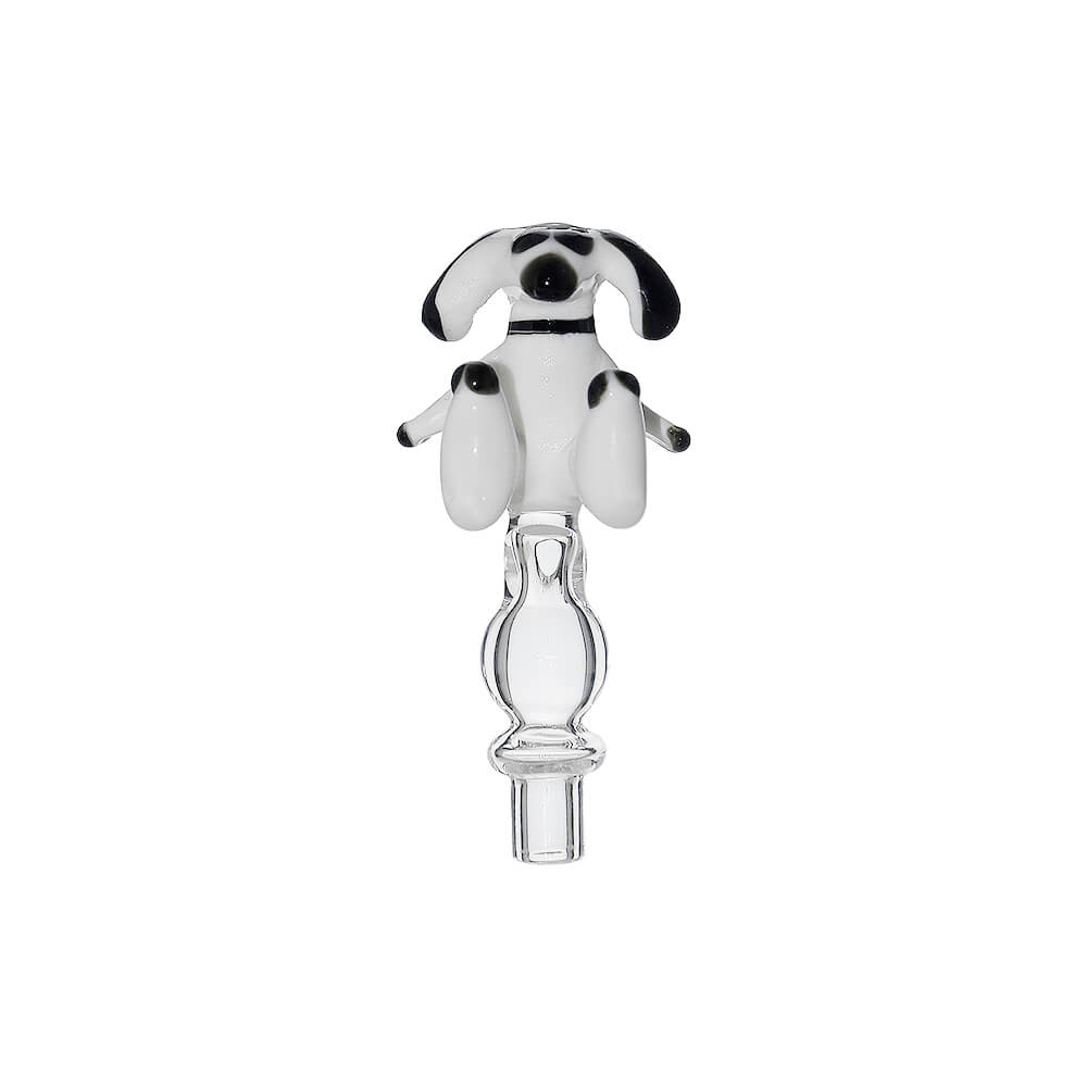 HANDMADE DOG GLASS CARB CAP FOR DR.DABBER SWITCH 2