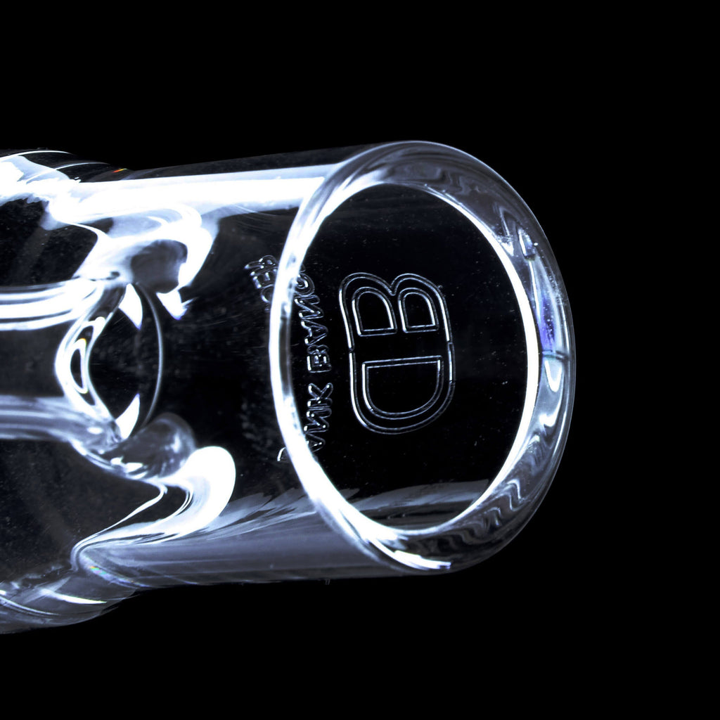 Dank Banger premium seamless quartz banger with a unique hourglass belly shape and flat top for massive concentrate capacity and heat retention.