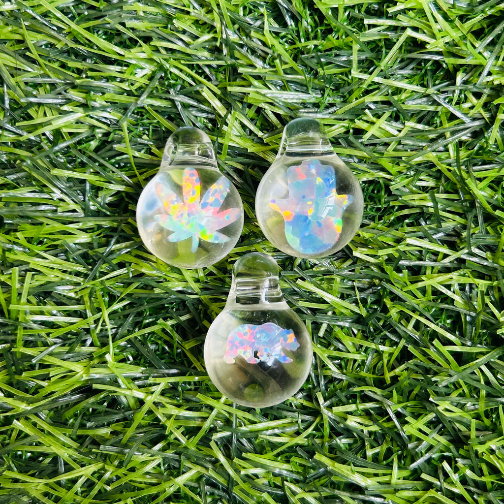 SPIRITUAL SYMBOLS GLASS PENDANT COLLECTION