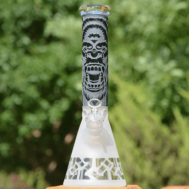 Great Ape Etched Water Pipe